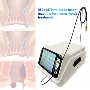 [Hot Item] 980 Smart Diode Laser Fibra Endolaser 1470 Hemorrhoide Laser Hemorrhoid Cutting Medical Machine