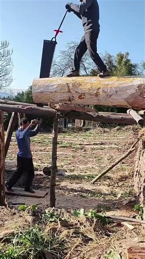 The Art of Two-Man Sawing: How to Cut a Log by Hand