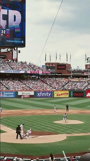Trea Turner with sacrifice fly to center fielder Brenton Doyle, allowing Alec Bohm to score. 2 outs