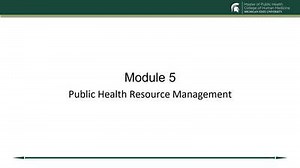 Module 5 Lecture