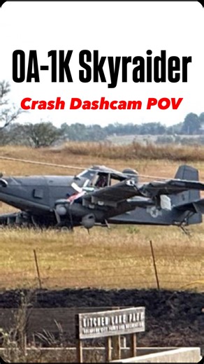 Aviation Worldwide on Instagram‎: "OA-1K Skyraider II from the Oklahoma Air National Guard’s 185th Special Operations Squadron, based out of Will Rogers Air National Guard Base, has crashed this afternoon near Tinker Air Force Base in Oklahoma City , footage from a Tesla dashcam found on TikTok Username is mtopchian1 of this incident nearly colliding with the plane P.S ⚠️ : caption on video is not mine , its from the video owner تحطمت طائرة OA-1K Skyraider II من سرب العمليات الخاصة رقم 185 التاب