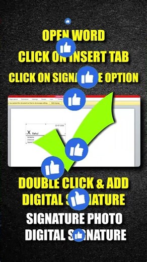 how to add digital signature in microsoft word?