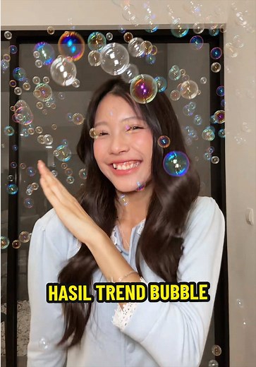 Bubble Trend TikTok Couple Mikhajoanne
