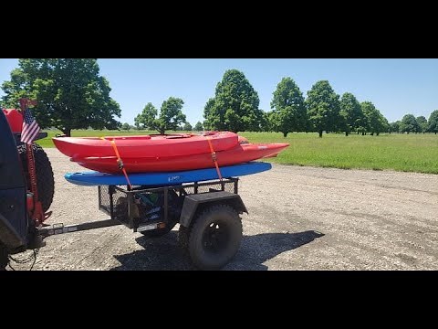 Lowes 3.5 x 5 overland jeep trailer build part 1