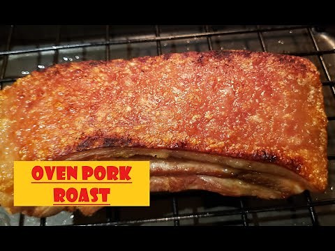 HOW TO COOK CRISPY PORK BELLY OVEN ROASTED.
