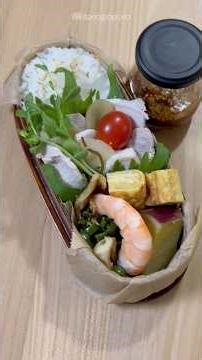 【お弁当の簡単レシピ】生姜豚+よだれ鶏のタレ|朝4時起きお弁当ルーティン|彩りJK娘弁当☘️ママのコーヒータイム☕️