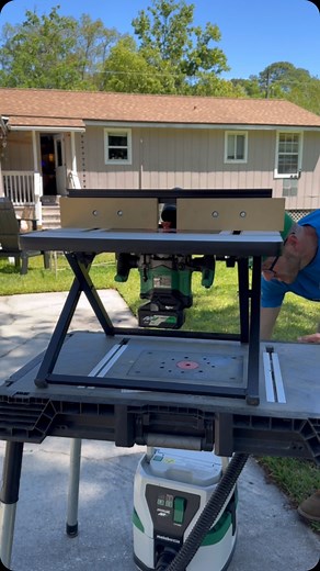 Cordless dust free router table for the win! I just set the @metabohpt MultiVolt 1/2" router up on the @rousseaucompany portable folding router table today. I'm immediately loving this setup. #router #carpenter #carpentry #craftsman #handyman #trimwork #trimcarpentry | TOOLS by Design