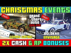 CHRISTMAS EVENTS START THIS WEEK | 2X BONUSES ON WEED SELL MISSIONS | GTA Online Weekly Update #GTA