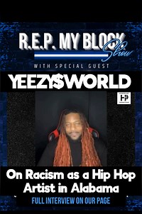 Montgomery, AL Hip Hop artist Yeezys World on racism in Alabama. Full interview on our page. Follow him on IG @_yeezysworld_ #homebasepromo #repmyblockshow #yeezysworld #artistinterview #urbanentertainment #alabamahiphop | HomeBase Promotions
