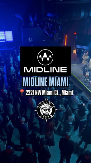 Cesar’s Lists on Instagram: "Midline Miami 📍2221 NW Miami Ct., Miami 📝 Midline Miami is Wynwood’s newest live music venue, officially opening this past weekend! Located next to the Arlo Hotel, this space is a bit hidden if you don’t know where to look, with a couple doors leading you in. But once you enter, the vibes transform and you take in all the Miami vibes with a dark setting being lit up by fluorescent lights and a state-of-the-art sound system. The stage is large and visible throughout