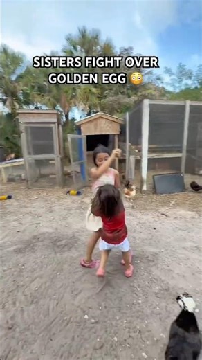 SISTER FREAKS OUT OVER LOSING 😂 #sisters #easter #shorts