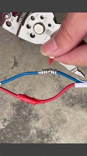 Simple trick to seal cable joints cleanly with insulation tape #electrical #lifehacks #DIYtips