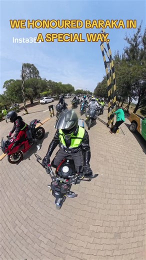 Bikers Honor Baraka's Final Journey