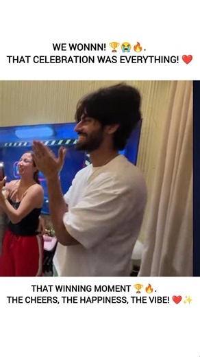 That WINNING moment 🏆🔥The cheers, the happiness, the vibe! ❤️✨#ShreyaKalra #RishabhJaiswal