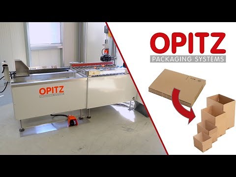 Semi-automatic Case Erector AER - OPITZ Packaging Systems