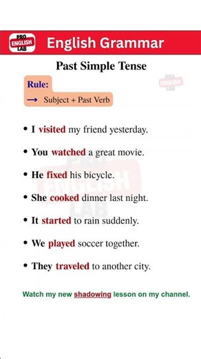 Past Simple Tense Made Easy | Learn English Grammar with Daily Life Examples