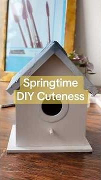 Lets Decoupage a Bird House