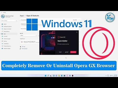 ✅ How To Completely Remove Or Uninstall Opera GX Browser From Windows 11