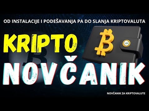 NOVČANIK ZA KRIPTOVALUTE - INSTALACIJA I SLANJE KRIPTOVALUTA NA KRIPTO NOVČANIK