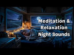 Night Insect Sounds for Deep Sleep 🌙 | Relaxing Cricket & Bug Sounds