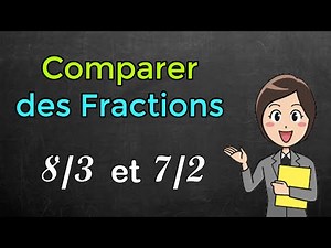 Comment comparer des fractions (CM1 CM2 4eme 5eme 6eme)