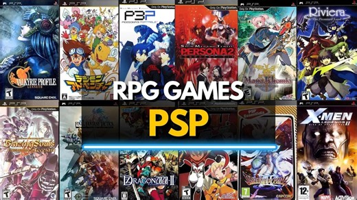 PSP | 必玩神级RPG TOP 60 附游戏资源