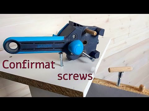 Removable Joints with Confirmat Screws and Dowels in Melamine-Faced Particle Board