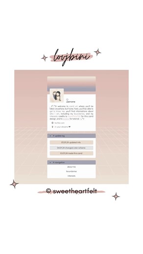 hi, we're lovjbini, your go-to Carrd resource! Carrd.co: an amazing way to introduce yourself! dive into our youtube channel for helpful videos! make sure to follow us there 🤍 #carrd #carrdinspo #carrdtutorial #kpop #fyp