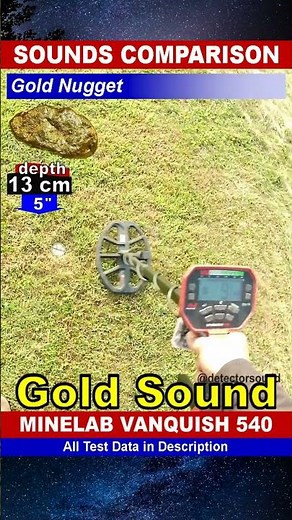 Minelab Vanquish 540... The sounds of my metal detector with Gold and Silver Objects #metaldetectors