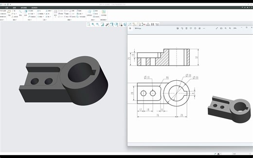 手把手教你creo 建模，详细的建模方法，掌握视图的方法及建模技巧