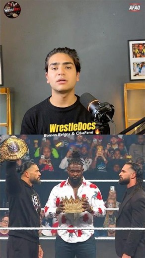 Roman Reigns & Oba Femi Face to Face 🔥 #wwe #wrestling #obafemi #romanreigns