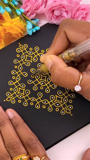 𝗠𝗮𝗵𝗲𝘀𝘄𝗮𝗿𝗶 𝗔𝗿𝘂𝗹𝗸𝘂𝗺𝗮𝗿 on Instagram: "🌷💫Tangle Style… Dots : 🪷10*2*2 (Straight) Drawing Kolam is like a beautiful meditation. 🌀💫 The way lines curve, connect, and flow with dots feels so calming and satisfying. 😍🎨 Did you know? 🤔 Kolam is traditionally drawn every day in front of homes in South India as a symbol of positivity, prosperity, and a warm welcome. 🌼🏡 It’s more than just art — it’s a connection with culture, patience, and creativity. ✨ 💕 Have you ever tried dr