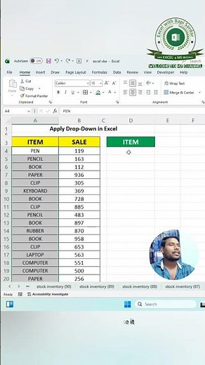 📌 How to Apply a Drop-down List in Microsoft Excel! 🎯