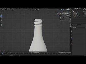 Create thread for bottle in Blender