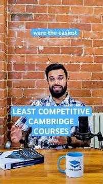 LEAST COMPETITIVE CAMBRIDGE COURSES #cambridge #cambridgeuniversity #acceptancerate