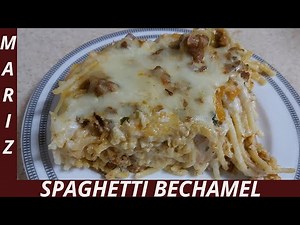 How to make spaghetti bechamel/اسباجيتي بشاميل