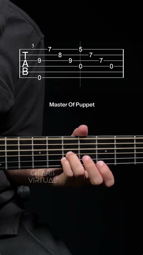Metallica - Master Of Puppets #guitartutorial #guitartabs
