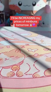 I’ll be INCREASING prices of minibuns tomorrow 🐰💜 #kawaii #plushies | Pwuffy