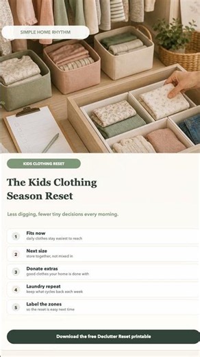 Kids clothes need one seasonal reset #Shorts