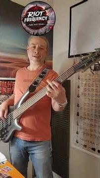 Learn This Punk Bass Line Fast ⚡ Riot Frequency #shorts #punk