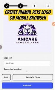 Animal Logo Design on Mobile Browser | Create Pet & Animal Logos Without App #logodesign