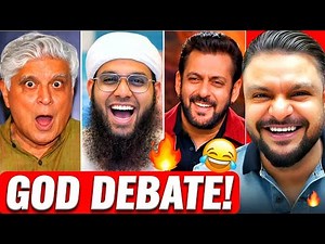 DEBATE ON GOD EXISTENCE! 🔥 ​JAVED AKHTAR VS MUFTI SHAMAIL | SALMAN KHAN HIJAB | MR REACTION WALA