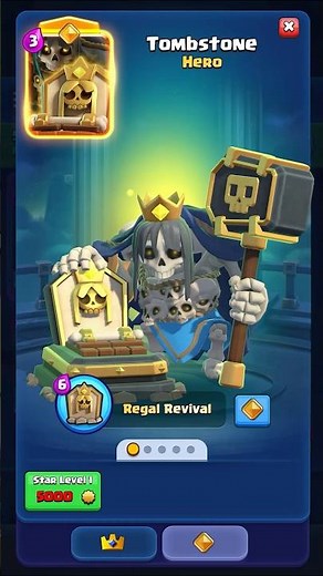 Full Hero Tombstone Guide 🪦💀 #clashroyale #shorts