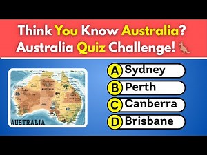 Ultimate Australia Quiz 🇦🇺 | How Well Do You Know Australia?
