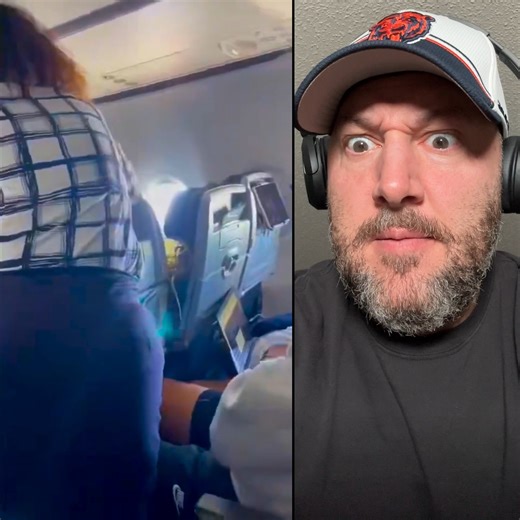 woman taped to chair on flight #reaction #flight | Dramatic Shenanigans