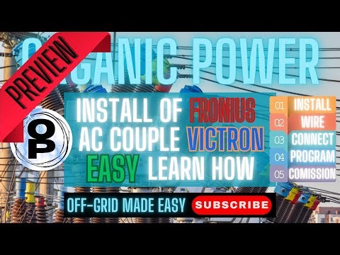 EASIEST AC-Coupled VICTRON Energy Parallel Mulitplus II And FRONIUS Primo 🔌 OFF-GRID Solar System