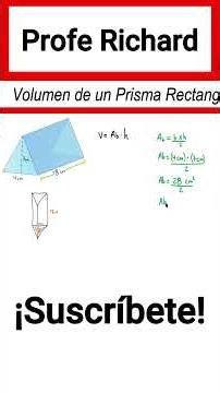 ✅👉Volume of a Triangular Prism