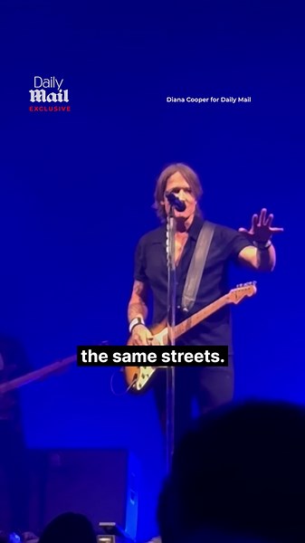 Video: Keith Urban performs ballad about an ex 'moving on' | Daily Mail Online