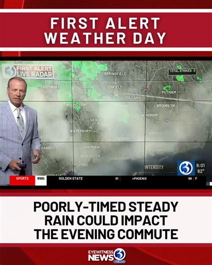 Pack the umbrella! Today is a #FirstAlertWeatherDay! Full forecast below. | WFSB - Channel 3 Eyewitness News