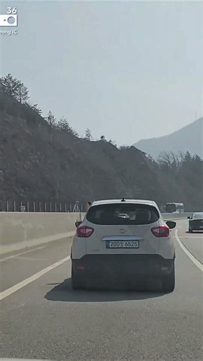 영동고속도로 하행선 대관령7~1터널 주행영상 6배속